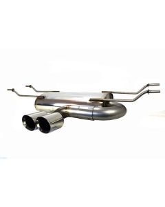MX5 Dubbele RVS uitlaat met diffuser