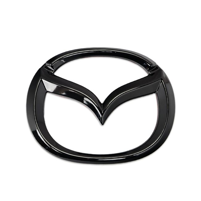 Emblemenset MX5 ND glanszwart 7-delig met 3M aluminium
