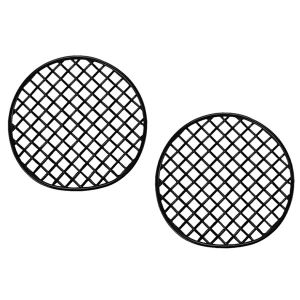 MX5 Geweven RVS grill voor de mistlampgaten zwart