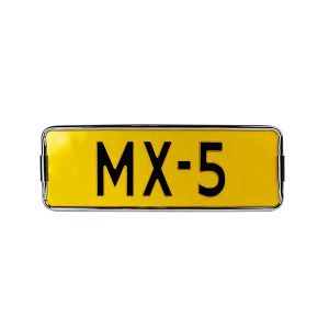 MX5 Kentekenplaathouder chroom 18.2