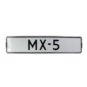 MX5 Kentekenplaathouder chroom