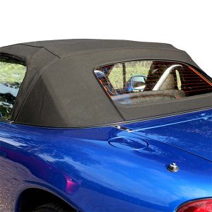 MX5 Softtop - stof met glazen raam (zwart)