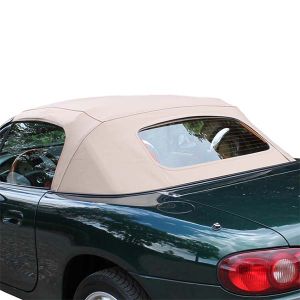 MX5 Softtop - stof met glazen raam Premium (beige)