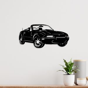 MX5 Wanddecoratie NA (48*21cm) Zwart