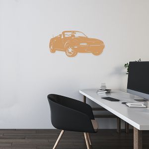 MX5 Wanddecoratie NA (70*31cm) Hout