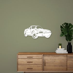 MX5 Wanddecoratie NA (70*31cm) Wit