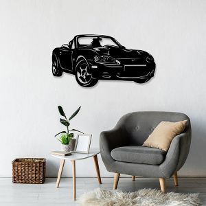 MX5 Wanddecoratie NBFL (89*40cm) Zwart