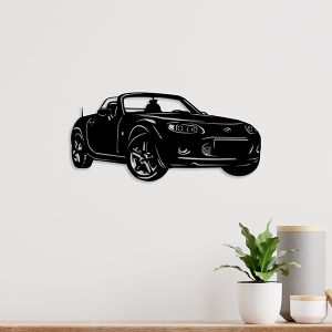 MX5 Wanddecoratie NC (48*21cm) Zwart