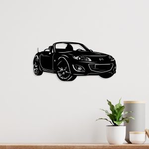 MX5 Wanddecoratie NCFL (48*21cm) Zwart