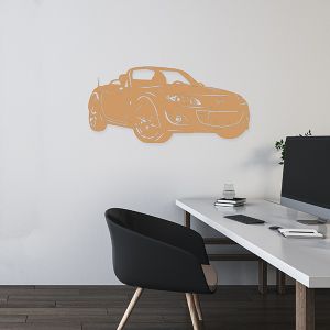 MX5 Wanddecoratie NCFL (89*40cm) Hout