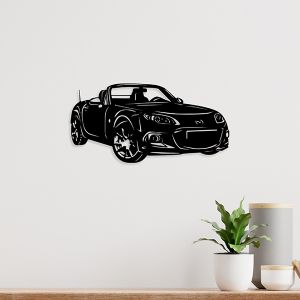 MX5 Wanddecoratie NCFLFL (48*21cm) Zwart