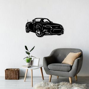 MX5 Wanddecoratie NCFLFL (70*31cm) Zwart