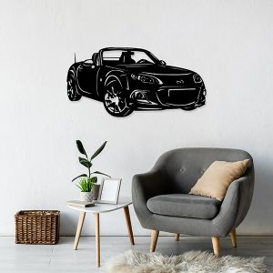 MX5 Wanddecoratie NCFLFL (89*40cm) Zwart