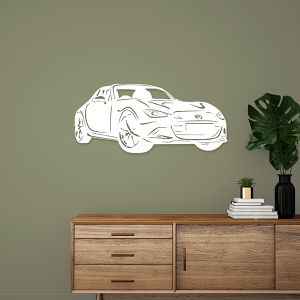 MX5 Wanddecoratie NDRF (89*40cm) Wit