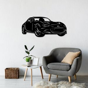 MX5 Wanddecoratie NDRF (89*40cm) Zwart
