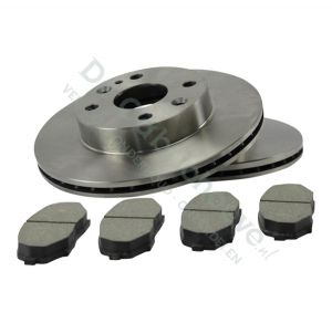 MX5 Set voor remmen  1.6l 90 pk ABS - 1.8l NA 131 pk - 1.6l NB 110 pk - 1.8l NB 140 pk