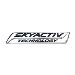 MX5 'Skyactiv' chromen embleem achterzijde