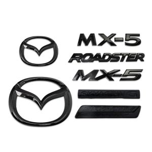 Hoogwaardige glanszwarte aluminium emblemen voor Mazda MX-5 ND