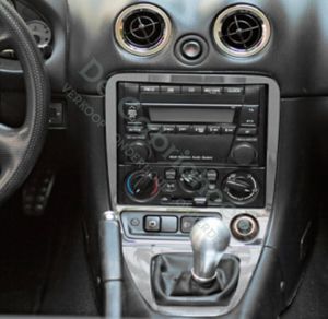 MX5 RVS Middenconsole (geborsteld) - Jass Performance