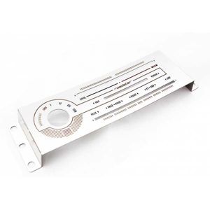 MX5 RVS Afdekplaat verwarming (geborsteld) groene verlichting - Jass Performance