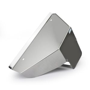 Gepolijst RVS hitteschild voor Mazda MX-5 NBFL 1.8 (2001–2005), directe vervanging van het originele hitteschild