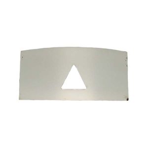 MX5 RVS afdekplaat waarschuwingslichten