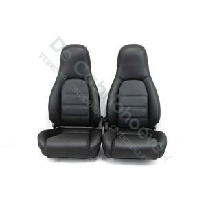 MX5 Lederen bekleding (zwart met zwart stiksel) voor set stoelen