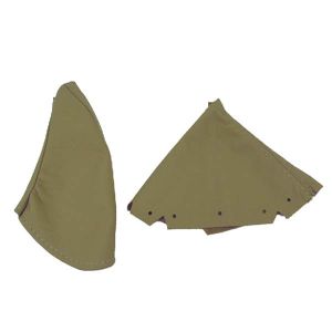 MX5 Pook- en Handremhoes leer (donker beige)