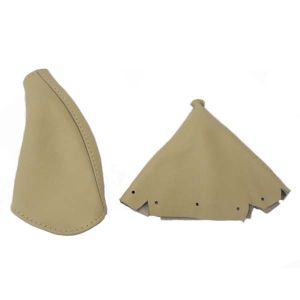 MX5 Pook- en Handremhoes leer (licht beige)