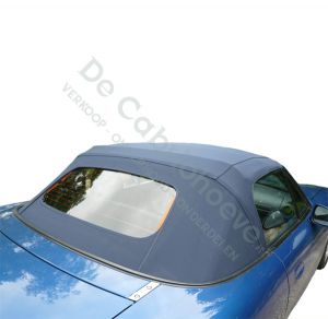 MX5 Softtop - stof met glazen raam (blauw)