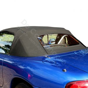 MX5 Softtop - stof met glazen raam (zwart)