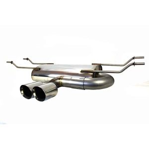 MX5 Dubbele RVS uitlaat met diffuser