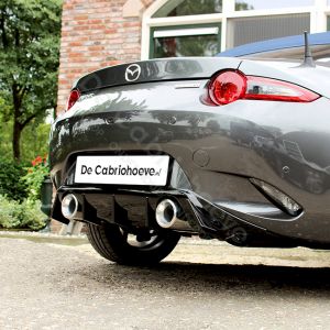 MX5 Sportuitlaat ND met Diffuser zwart glanzend