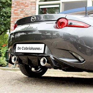 MX5 Sportuitlaat ND met Diffuser zwart glanzend