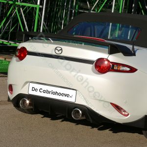 MX5 Sportuitlaat met Diffuser mat zwart