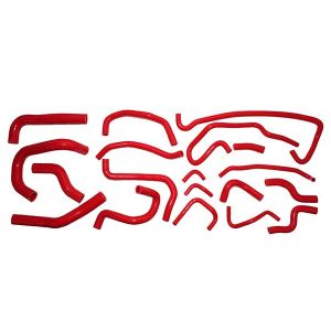 MX5 Set koelslangen silicone 1.8l en 2.0l rood