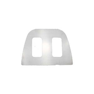 MX5 RVS Afdekplaat raamschakelaar