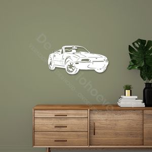 MX5 Wanddecoratie NA (70*31cm) Wit