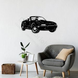 MX5 Wanddecoratie NA (70*31cm) Zwart