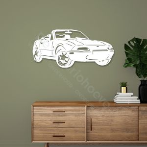 MX5 Wanddecoratie NA (89*40cm) Wit