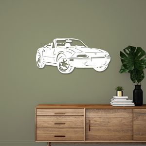 MX5 Wanddecoratie NA (89*40cm) Wit