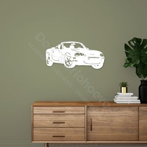 MX5 Wanddecoratie NB (70*31cm) Wit