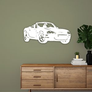 MX5 Wanddecoratie NB (89*40cm) Wit