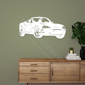 MX5 Wanddecoratie NB (89*40cm) Wit