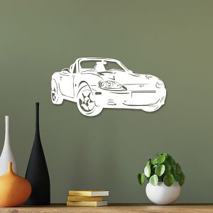 MX5 Wanddecoratie NBFL (48*21cm) Wit