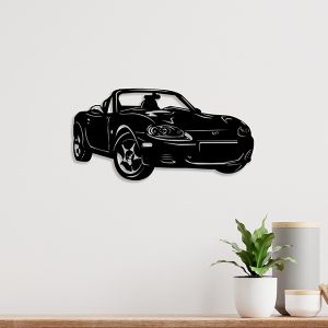 MX5 Wanddecoratie NBFL (48*21cm) Zwart