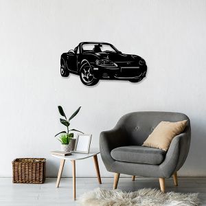 MX5 Wanddecoratie NBFL (70*31cm) Zwart