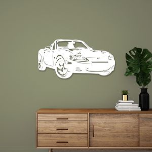 MX5 Wanddecoratie NBFL (89*40cm) Wit