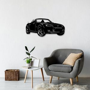 MX5 Wanddecoratie NC (70*31cm) Zwart