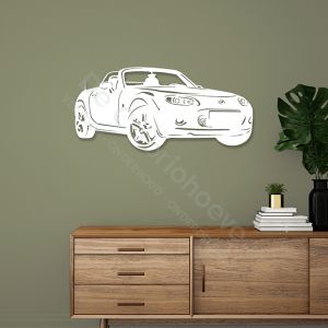 MX5 Wanddecoratie NC (89*40cm) Wit